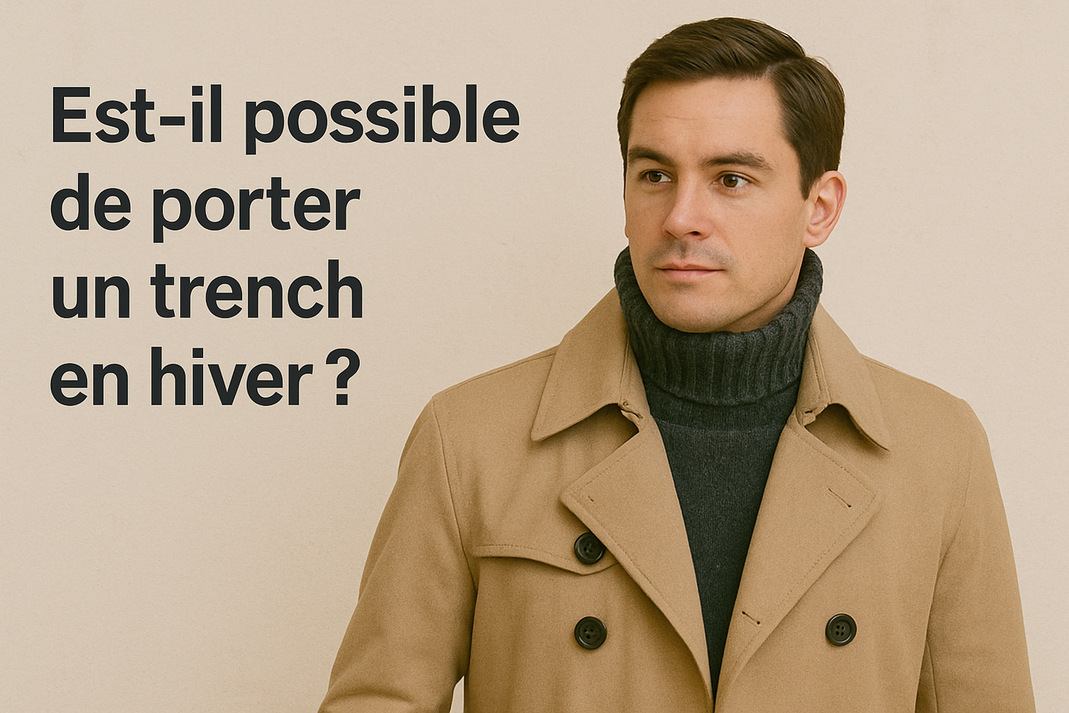 Est-il possible de porter un trench en hiver ?