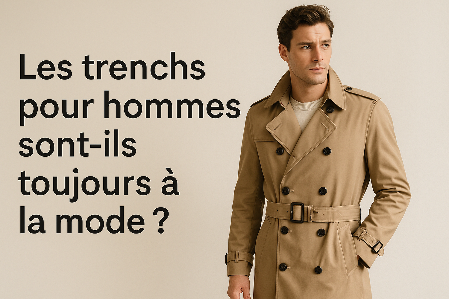 Les trenchs pour hommes sont-ils toujours à la mode ?