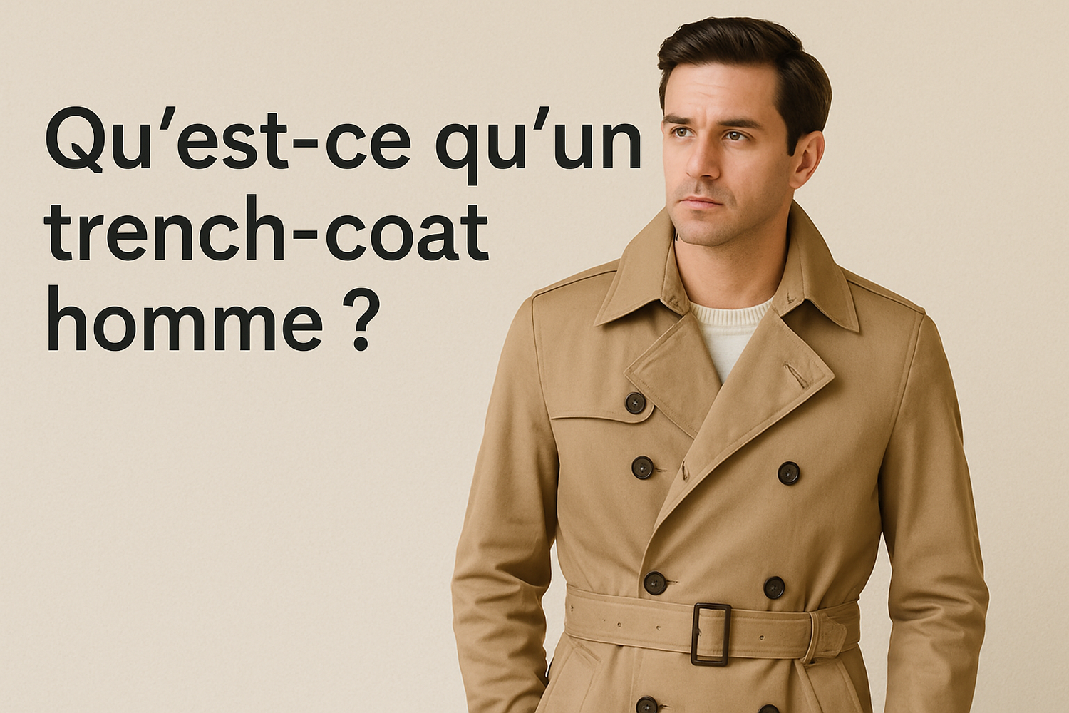 Qu'est-ce qu'un trench homme ?
