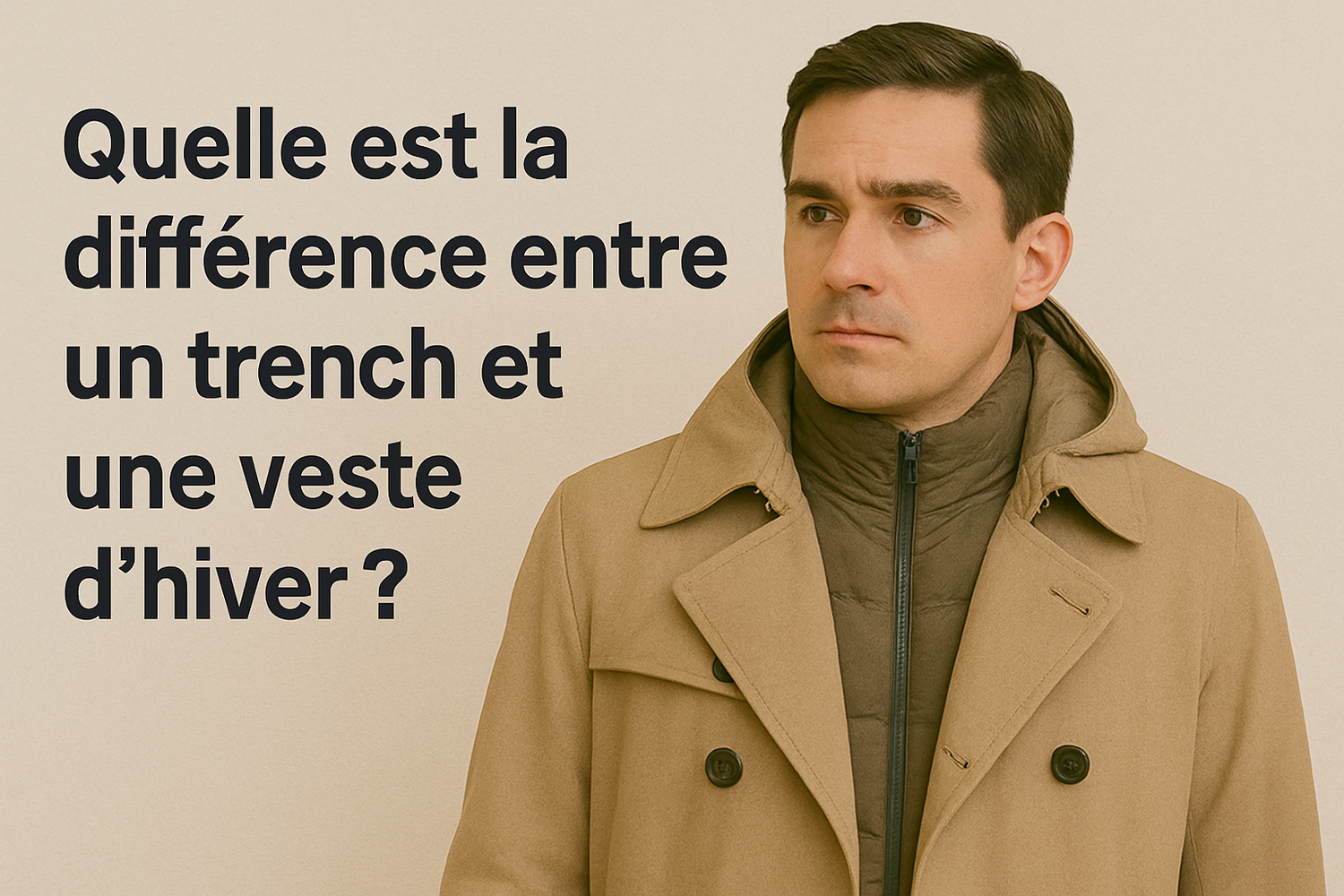 Quelle est la différence entre un trench et une veste d’hiver ?