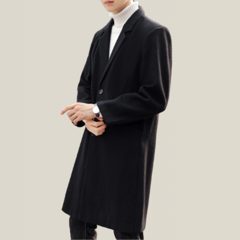 Trench-Coat Noir Homme - Trench Homme