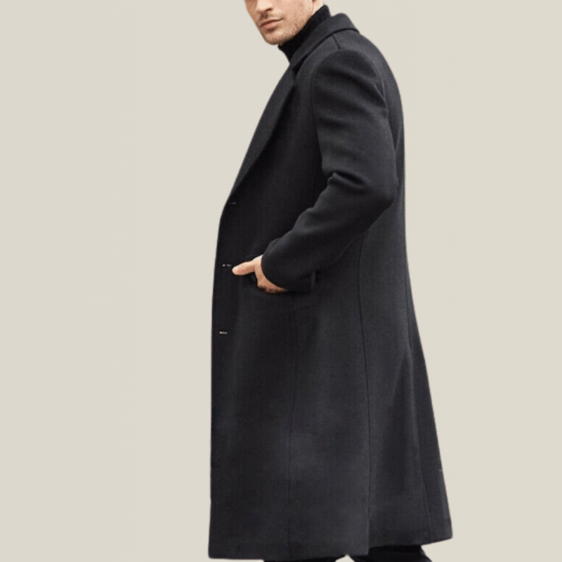 Blouson Trench Homme Noir