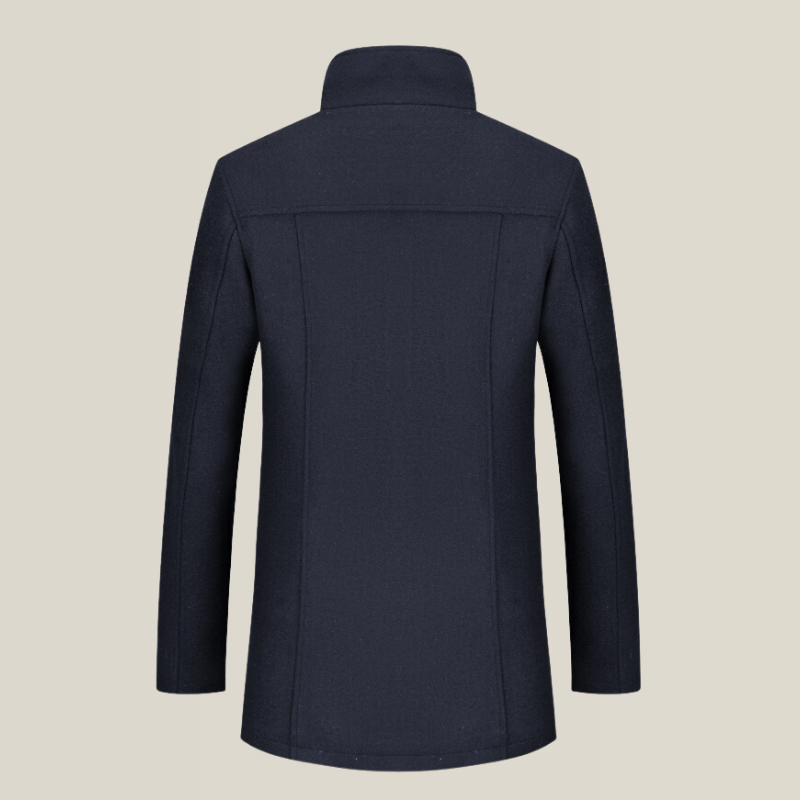 Double Trench Coat Noir Homme