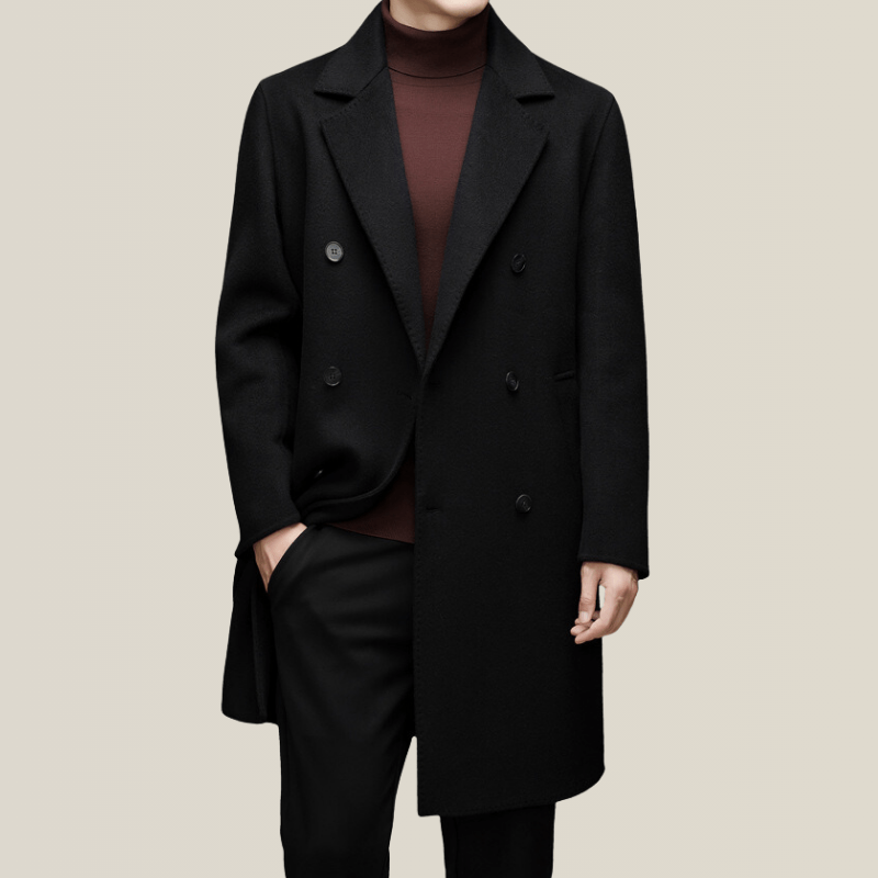 Look Trench Homme Noir