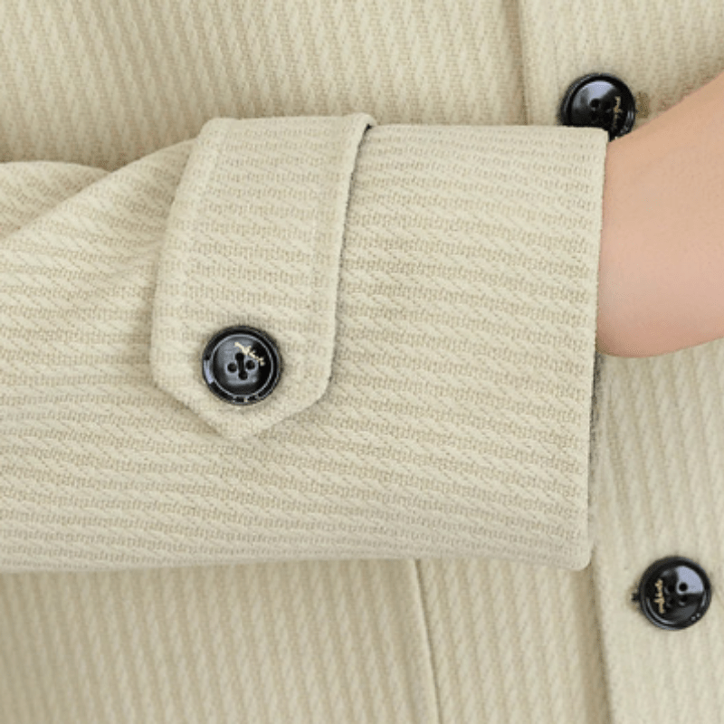 Manteau Beige Trench Coat Long Homme