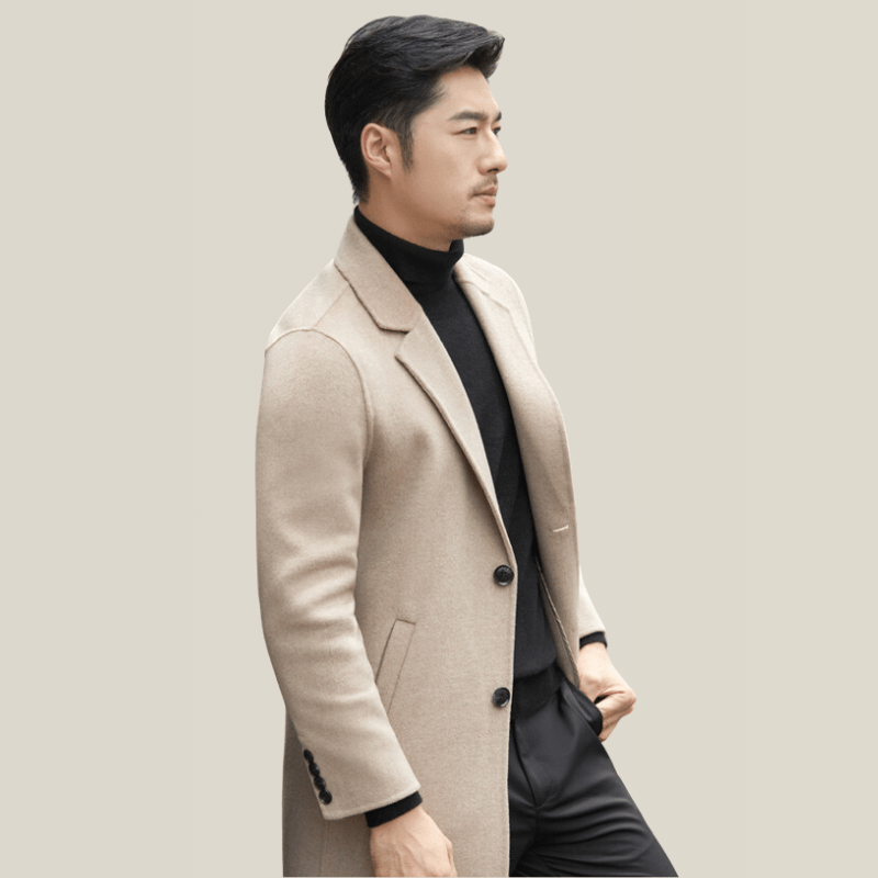 Manteau Trench Laine Homme