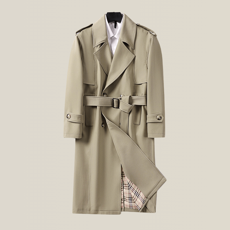 Trench Beige Cintré Homme