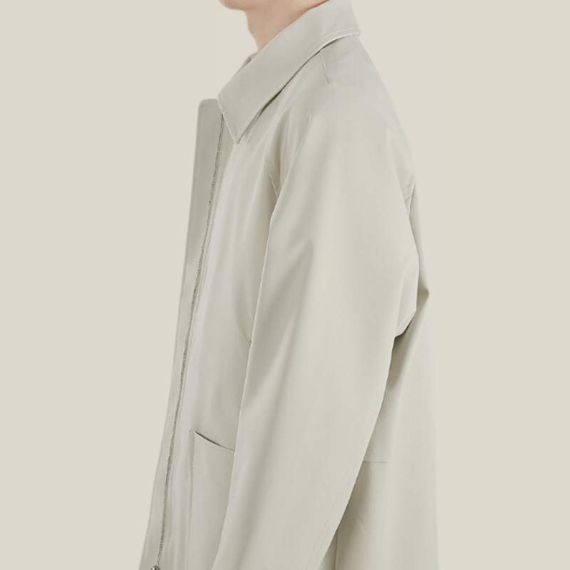 Trench Coat Homme Beige Léger