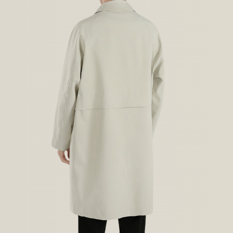 Trench Coat Homme Beige Léger