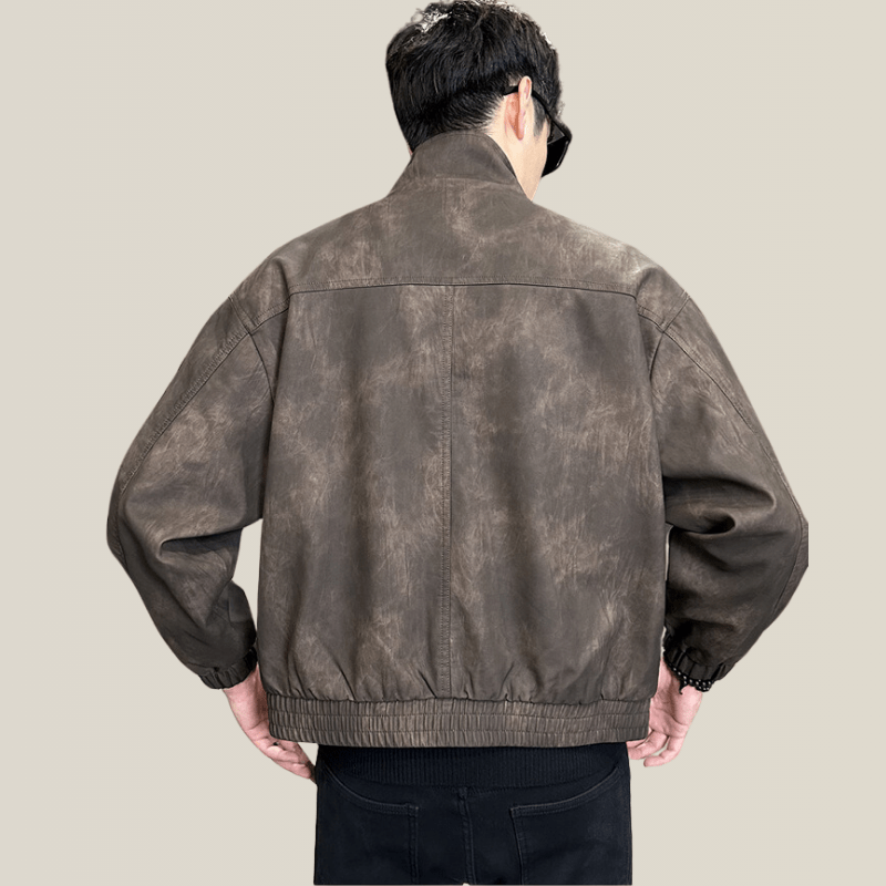 Trench Coat Homme Cuir Western