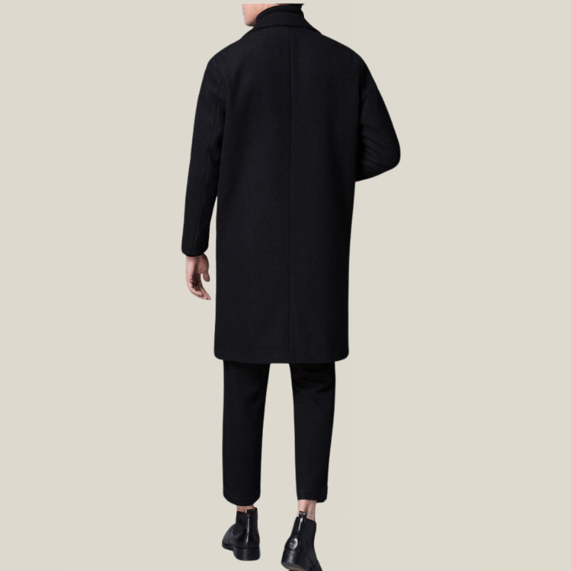 Trench Coat Homme En Laine Végétale