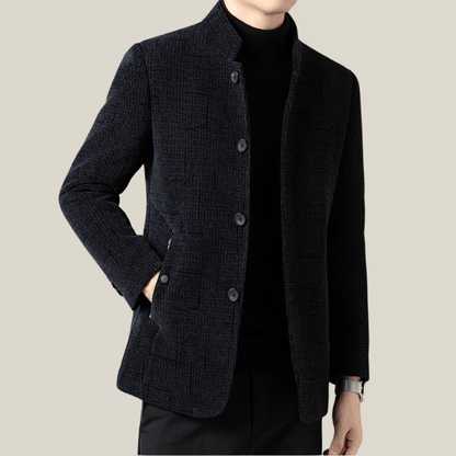 Trench Coat Homme Noir Slim