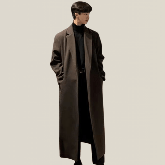 Trench Coat Très Long Homme