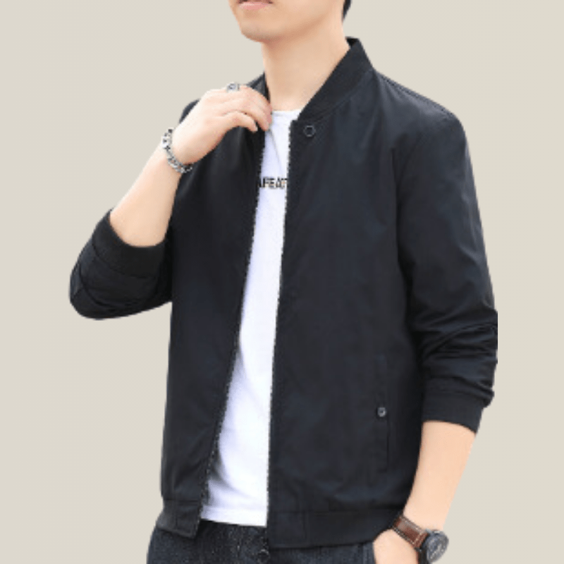 Trench Court Zippé Homme