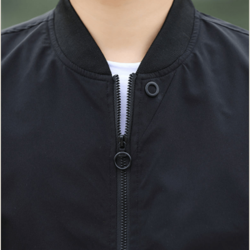 Trench Court Zippé Homme