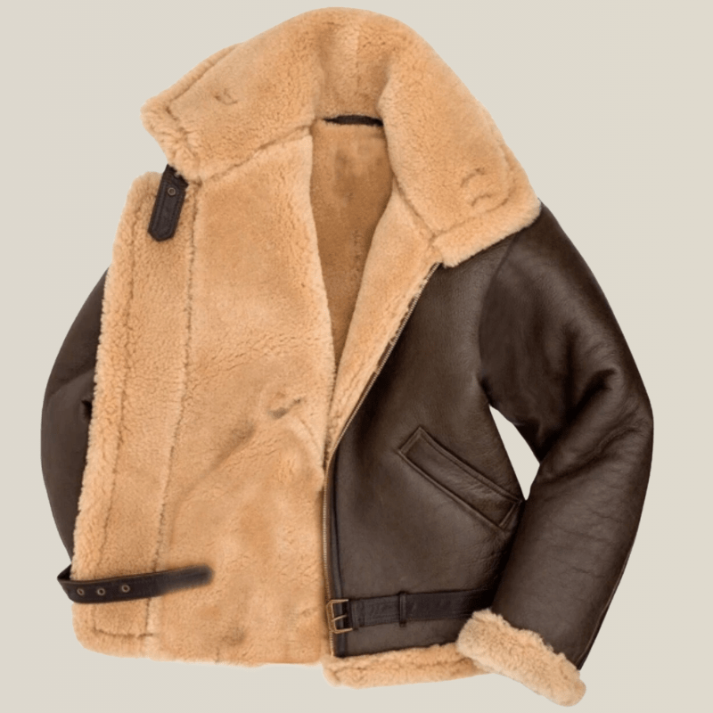 Trench Cuir Avec Fourrure Homme