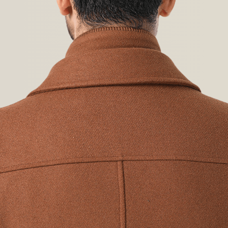 Trench Homme Col Laine