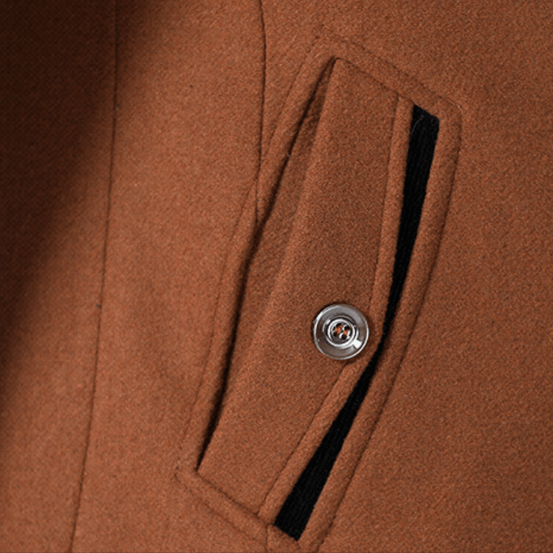 Trench Homme Col Laine