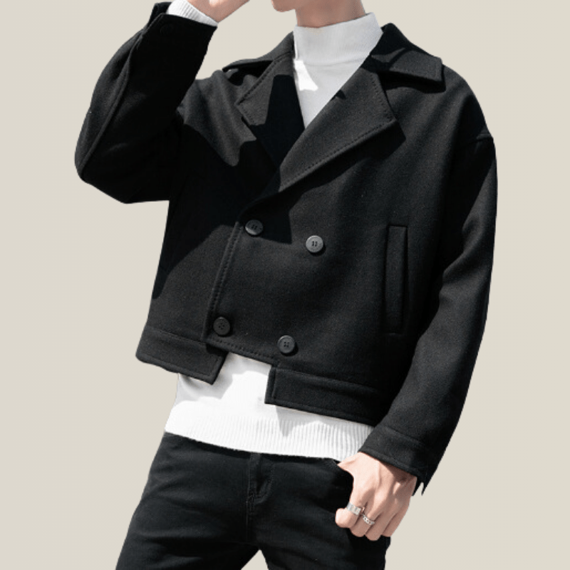 Trench Homme Court Croisé