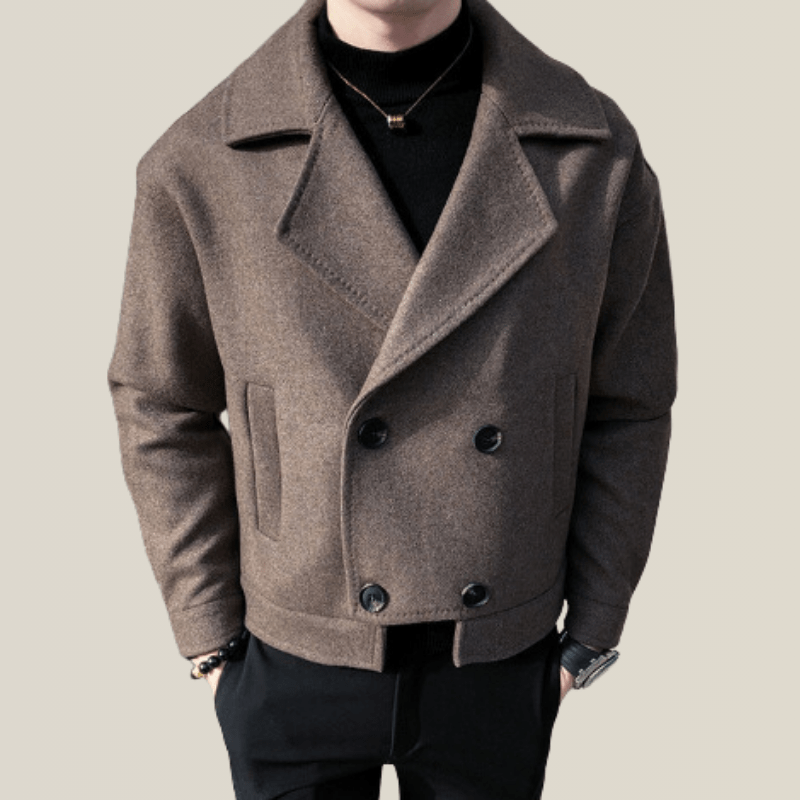 Trench Homme Court Croisé