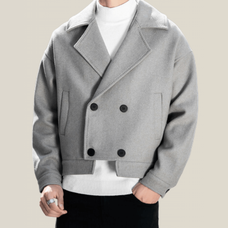 Trench Homme Court Croisé
