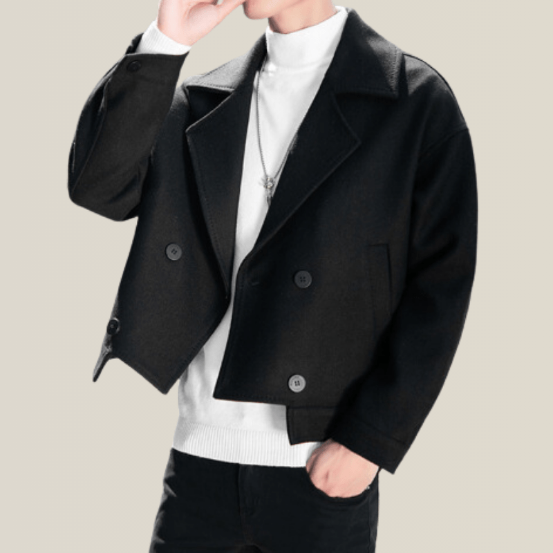 Trench Homme Court Croisé
