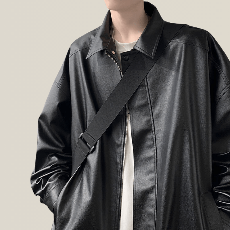 Trench Homme Cuir Synthétique