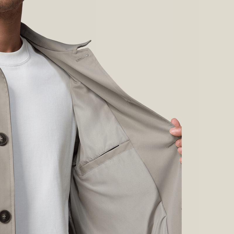 Trench Homme Mi Long