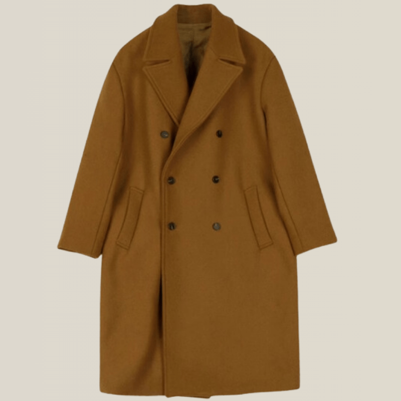 Trench Long Noir Homme